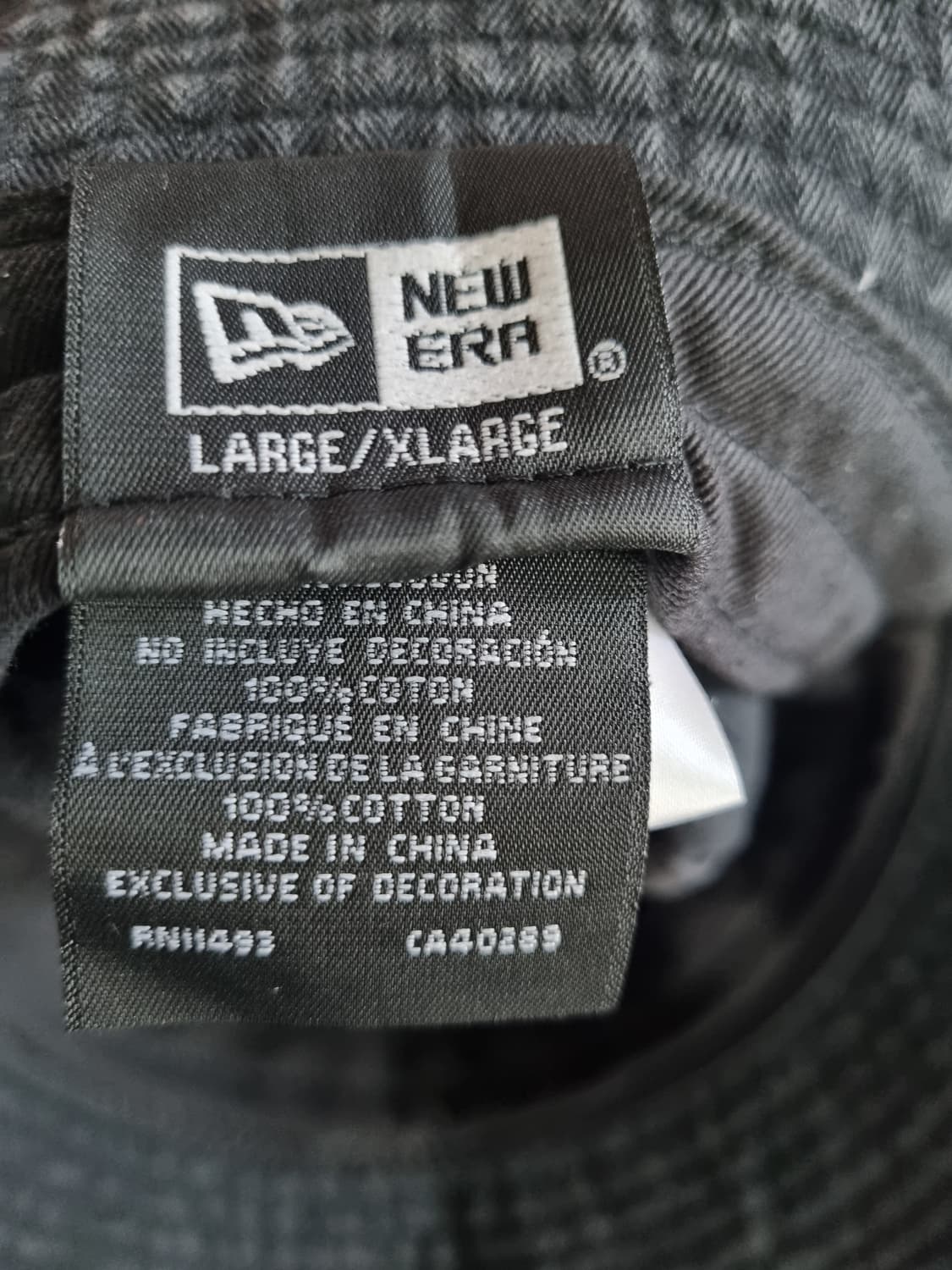 뉴에라 블랙 워싱 버킷햇 상품이미지4