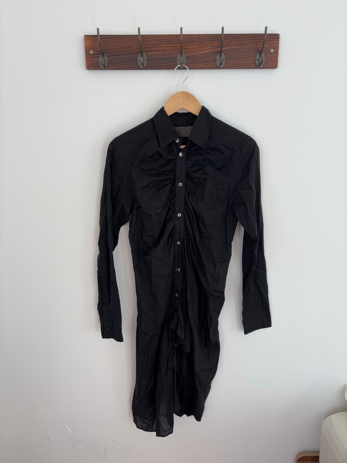 노조미 이시구로 언발란스 롱셔츠 원피스 상품이미지2