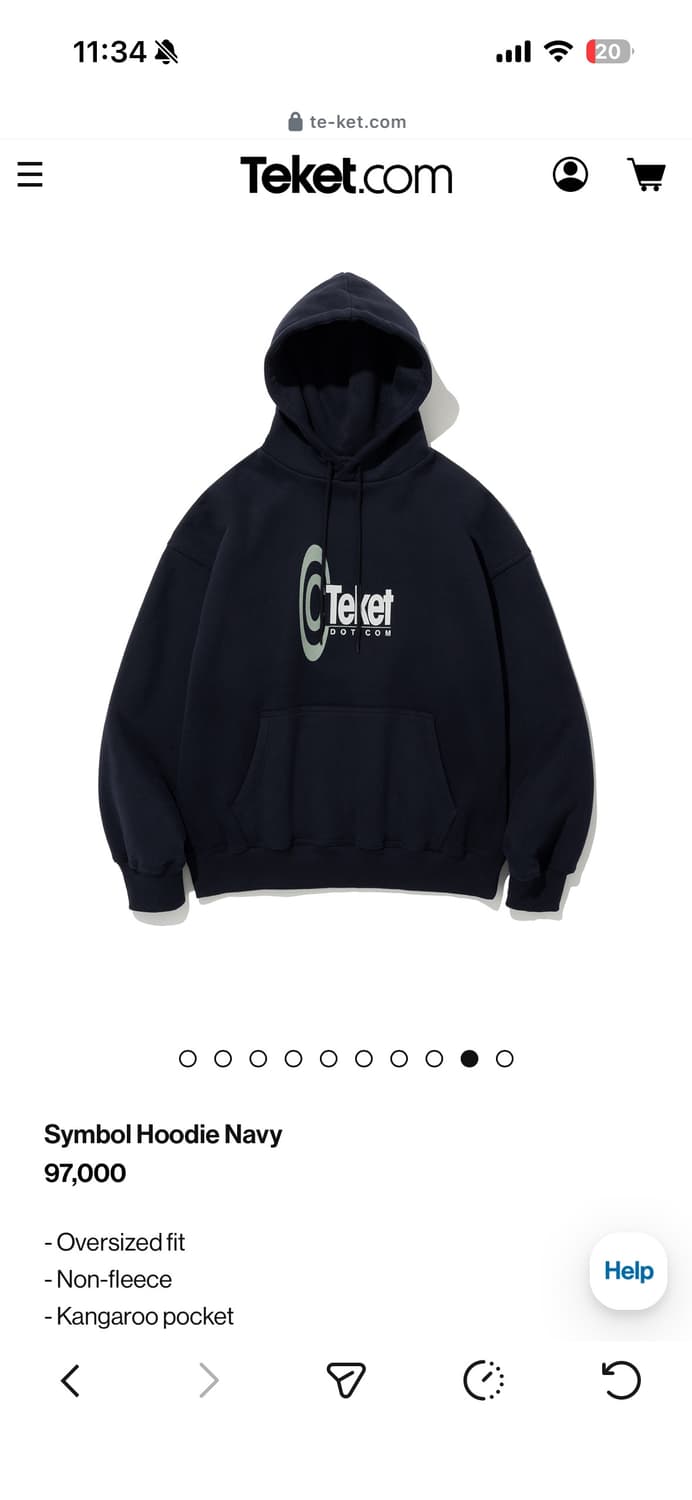 테켓 후드 M 상품이미지1