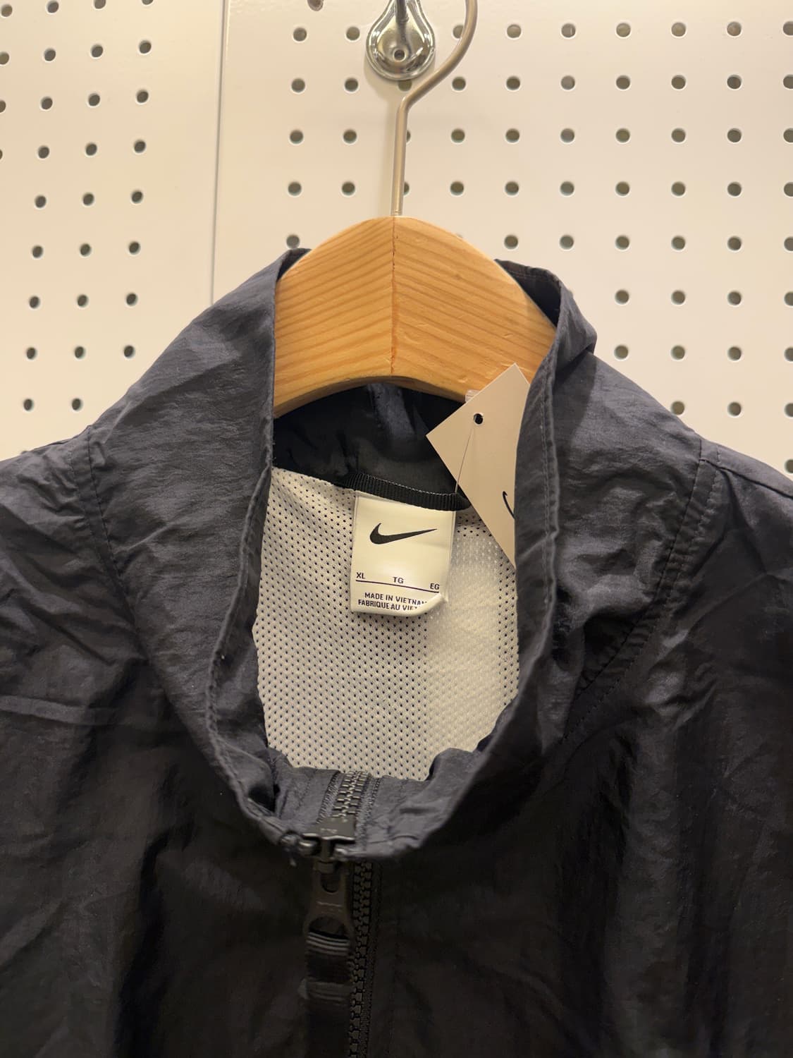 나이키 블랙 윈드브레이커 자켓 U443 상품이미지5