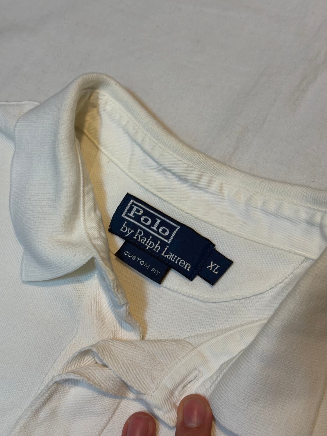 폴로 랄프로렌 빅포니 치프키프 카라티 화이트 상품이미지3