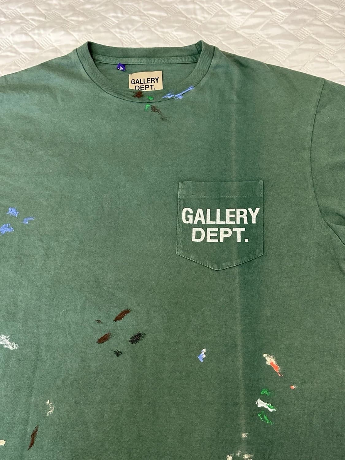 갤러리 디파트먼트 빈티지 로고 페인티드 포켓 티셔츠 상품이미지2