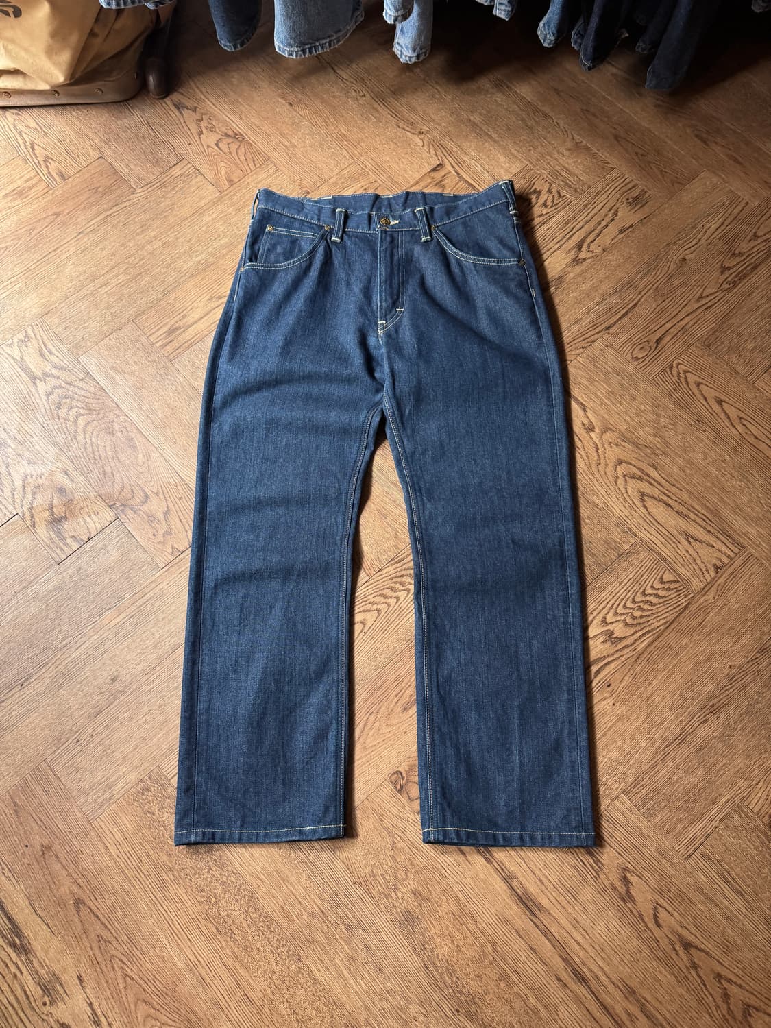 [32]Lee Riders 재팬메이드 스트레이트 생지 데님 팬츠 상품이미지2