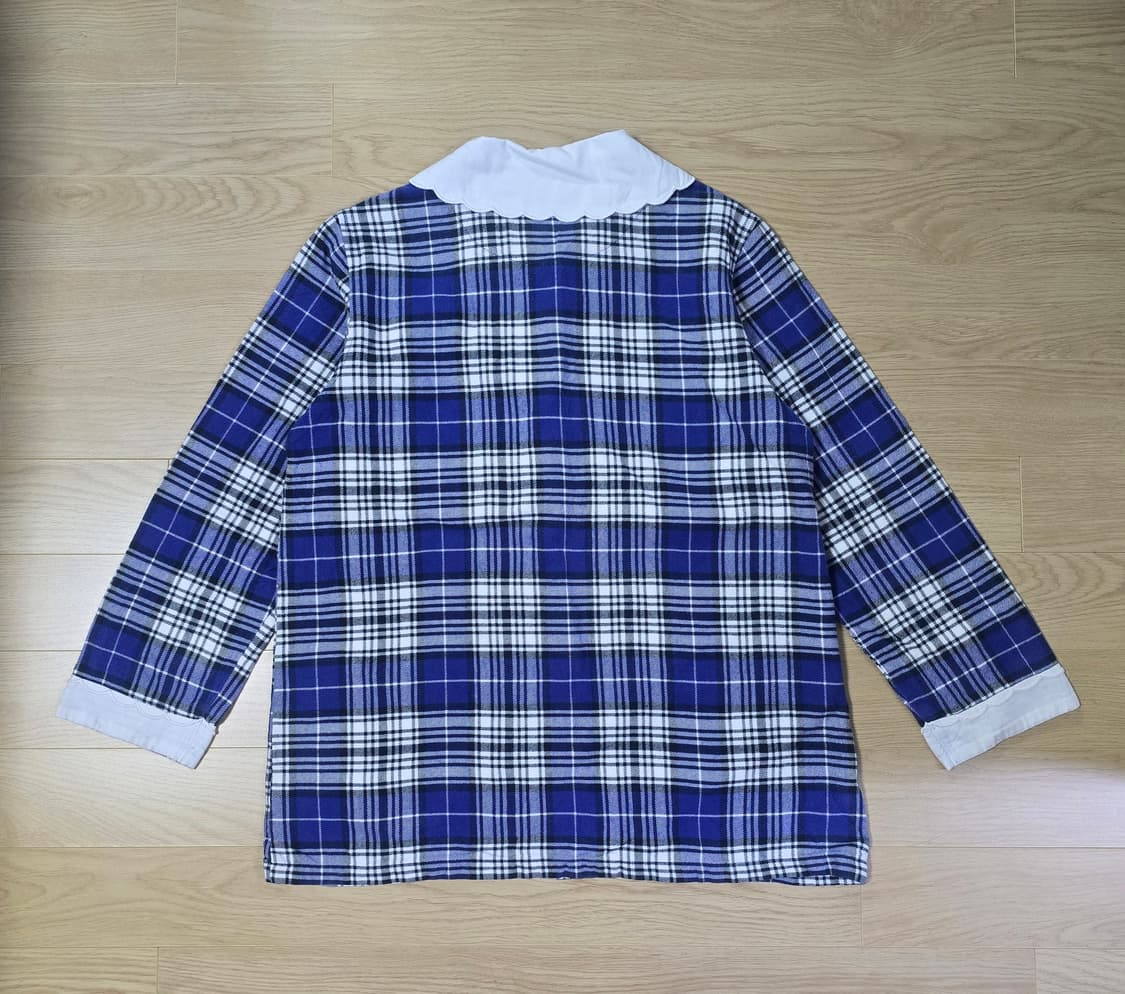 츠모리치사토 체크 블루 슬립웨어 상품이미지5
