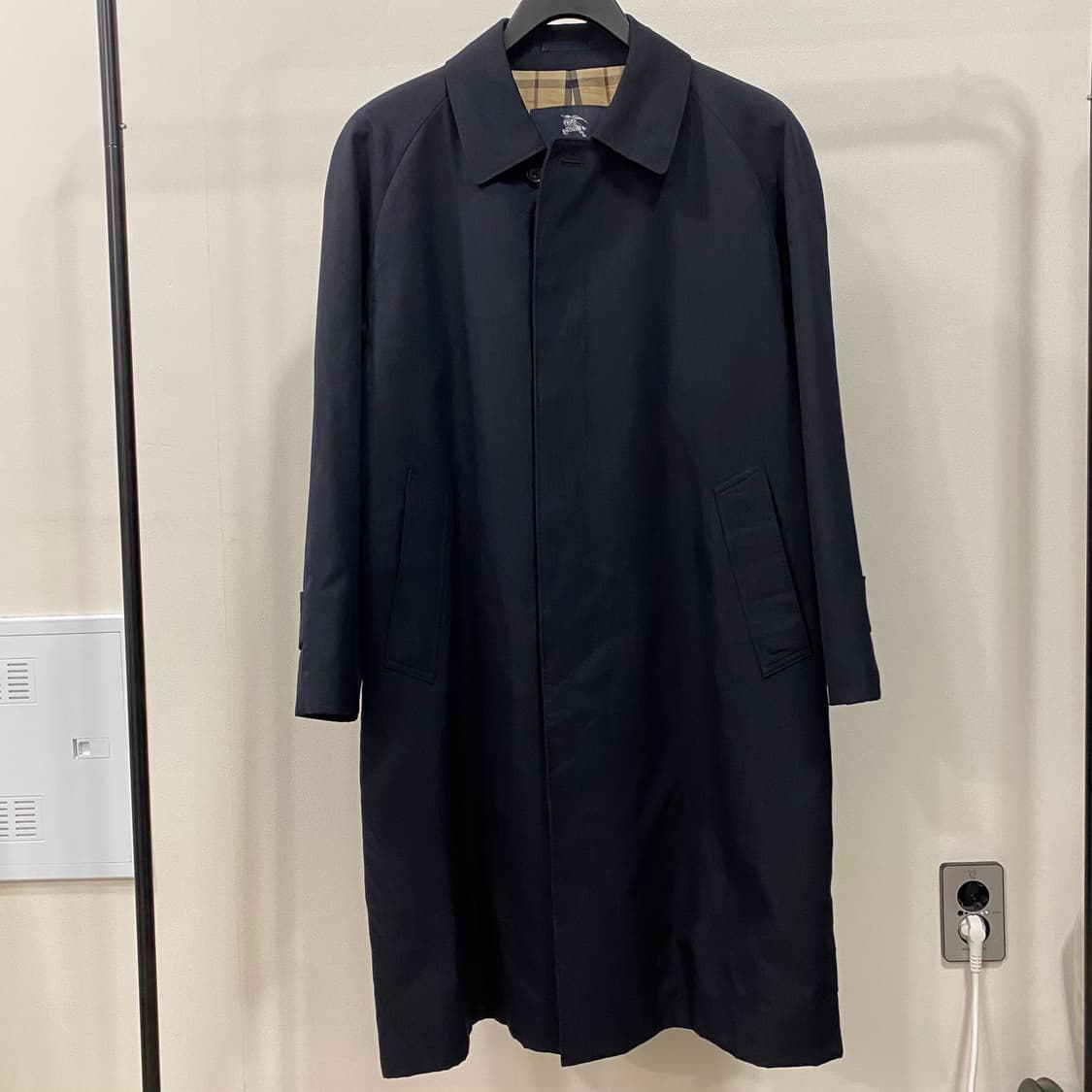 버버리 울 실크 캐시미어 카 코트 상품이미지1