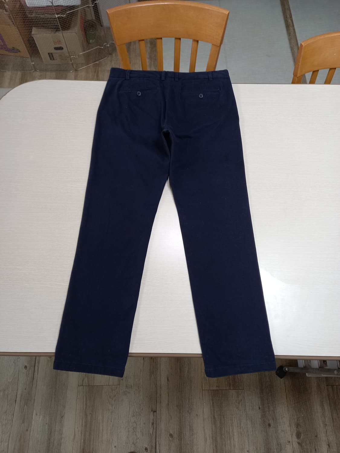 32 US.POLO.ASSN 봄가을용 스판 치노 네이비 32-375 상품이미지2