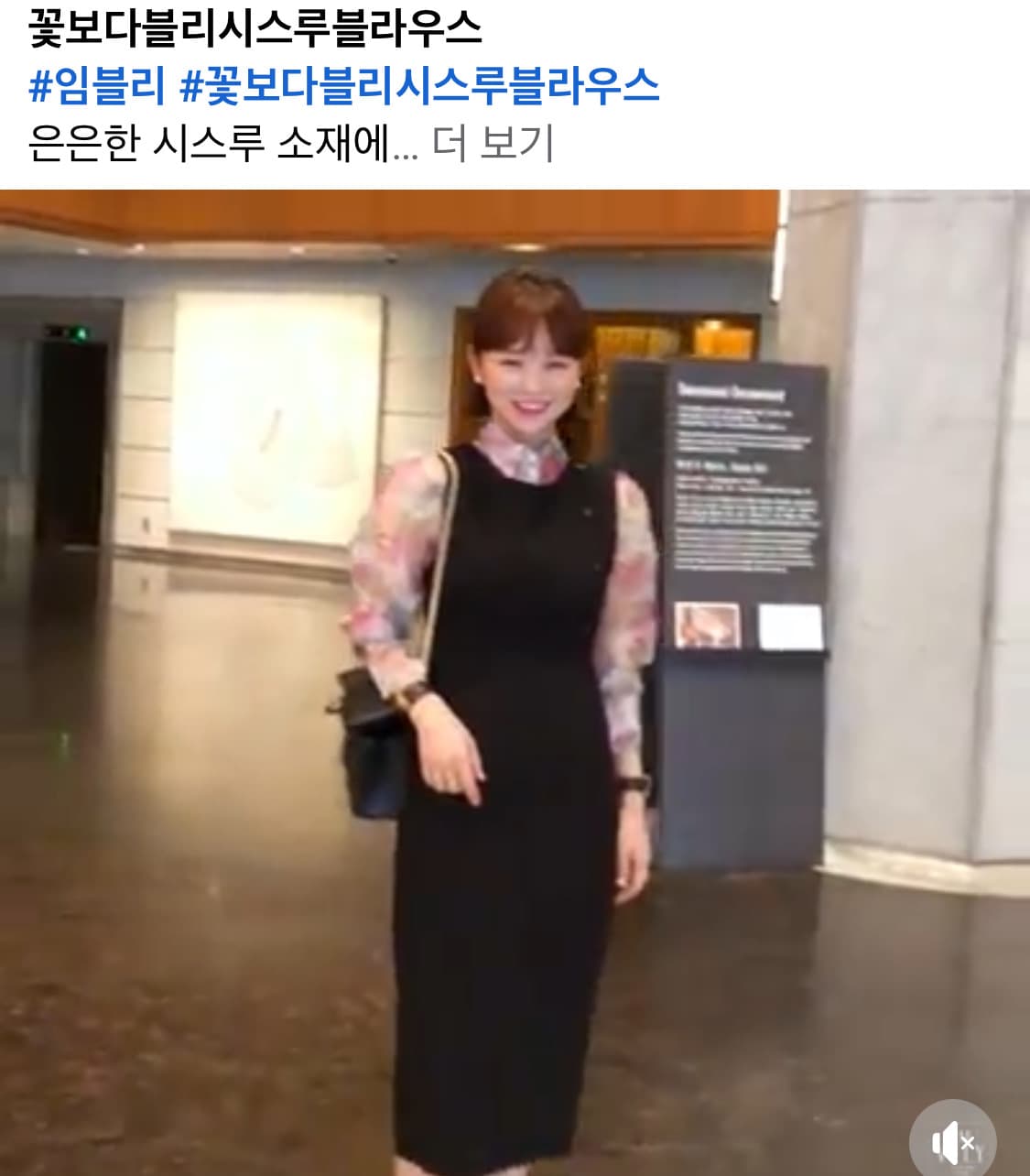 임블리 시스루 플라워 레이어두용 블라우스 상품이미지5