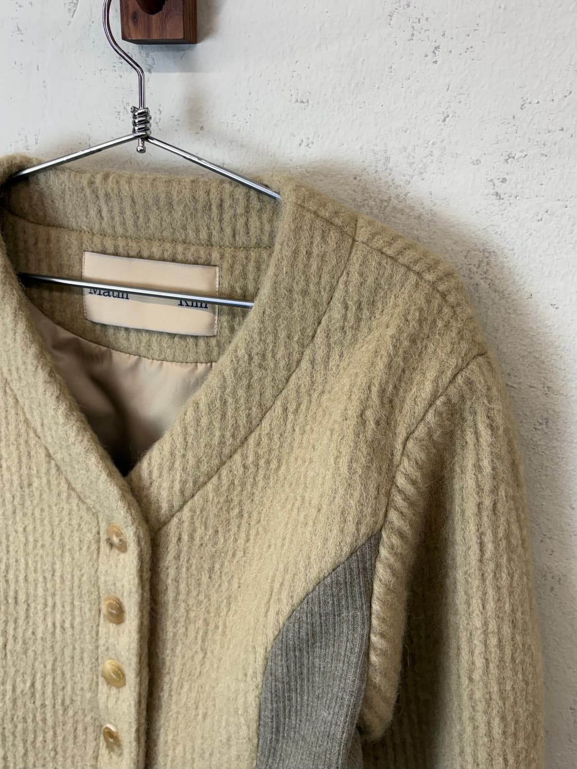 마뗑킴 볼륨 가디건 울 자켓 상품이미지5