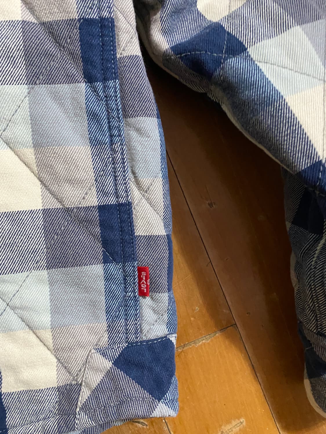 리바이스 남성 퀼팅 체크 워크웨어 셔츠형자켓L (100) 상품이미지7