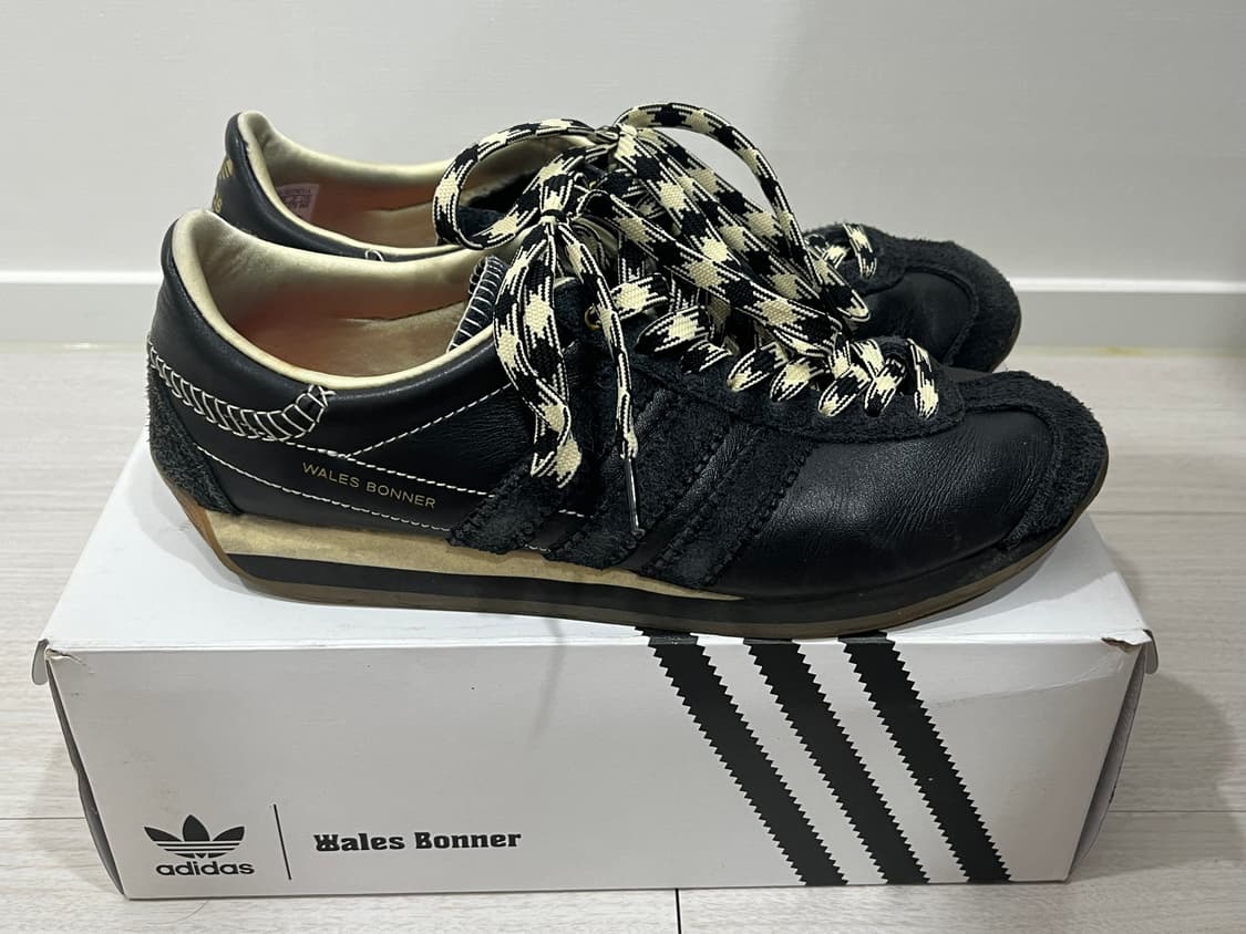 아디다스 x 웨일스 보너 컨트리 코어 블랙 상품이미지4