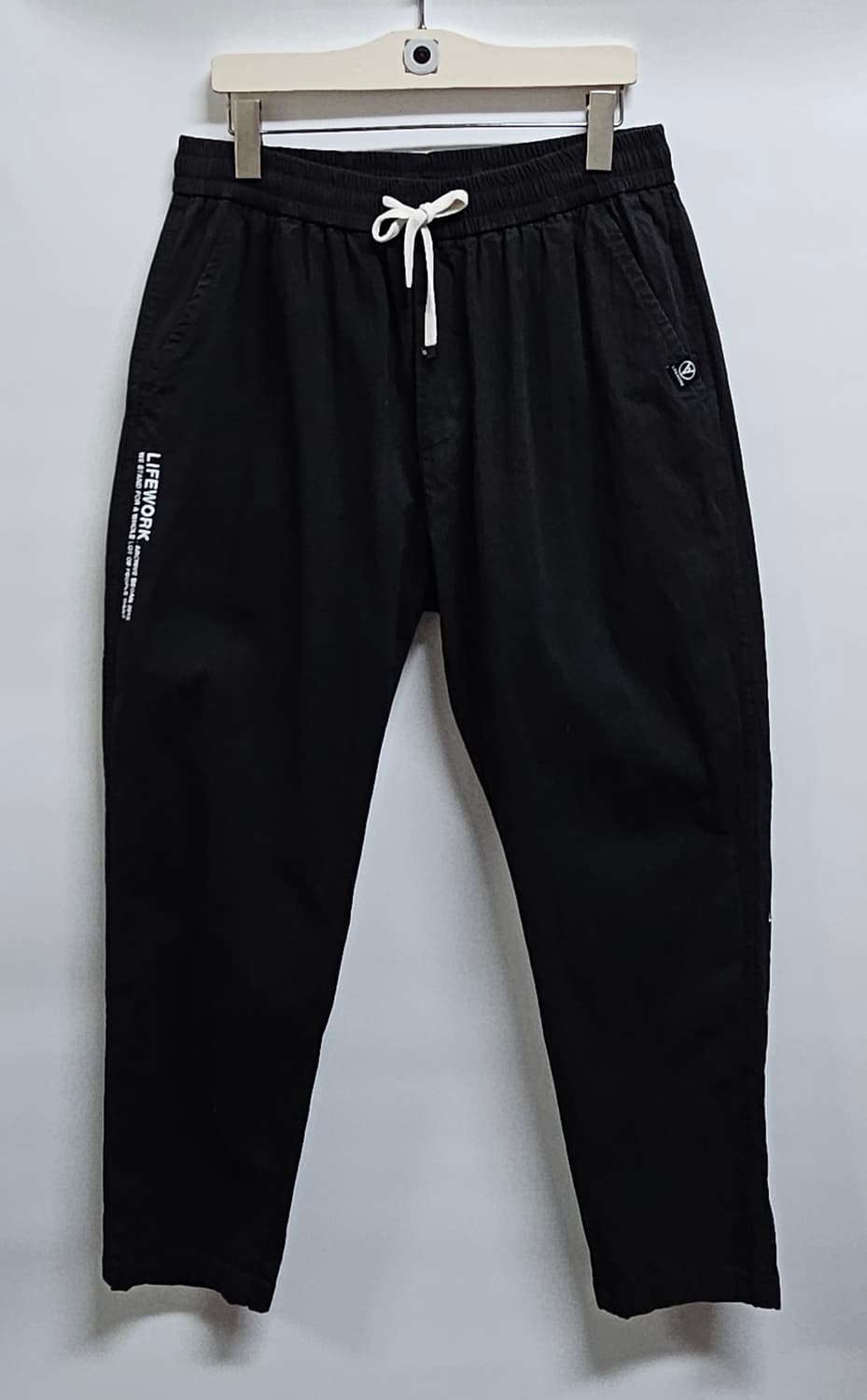 라이프워크 블랙 스웻팬츠 L 상품이미지1