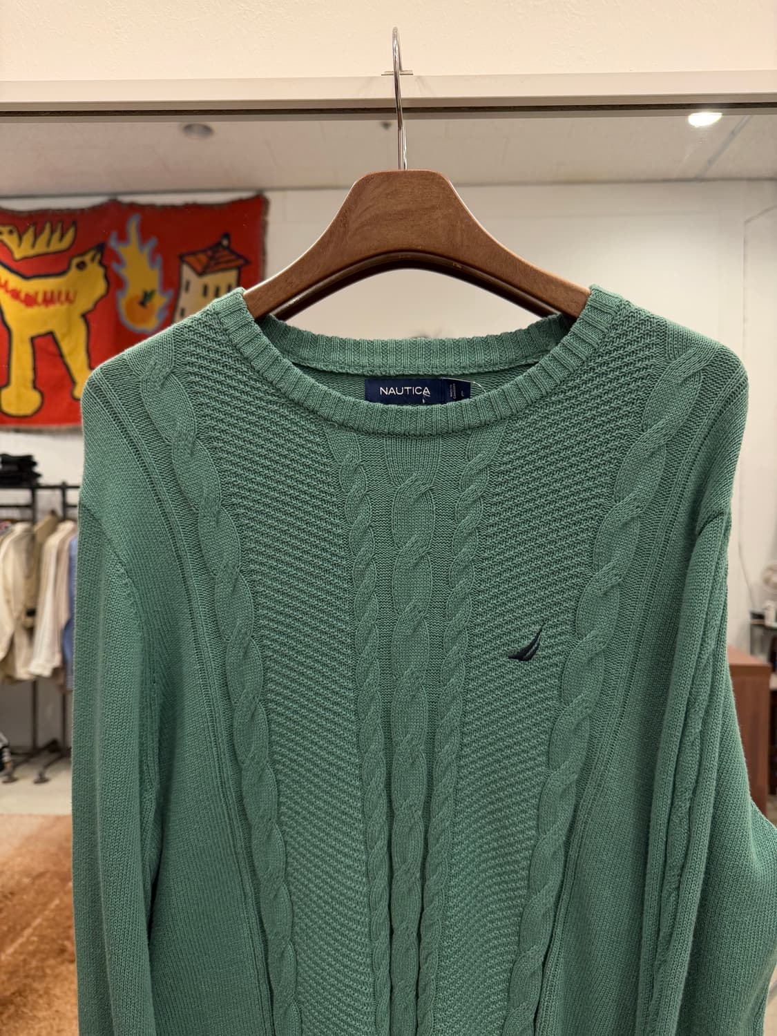 Nautica 노티카 케이블 코튼 니트 상품이미지3