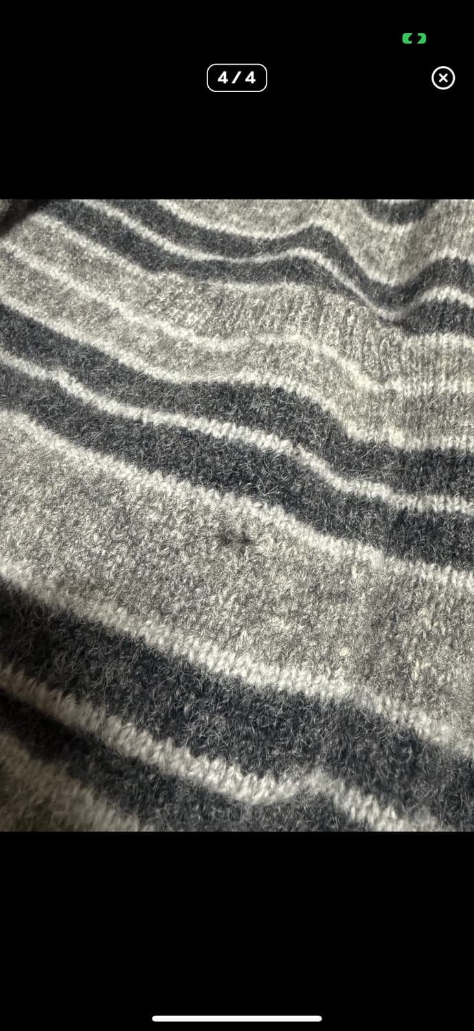 빈티지 합정 아우터 져지 스트라이프 상품이미지2