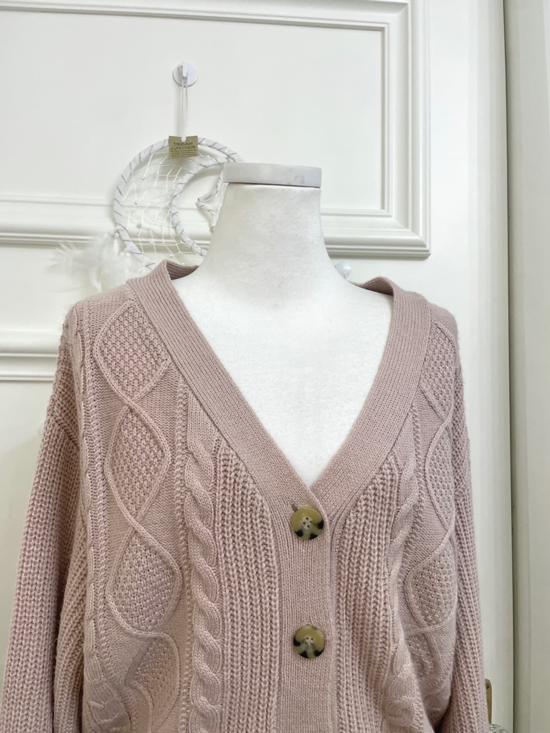 indipink twist basic cardigan(size-L) 상품이미지7