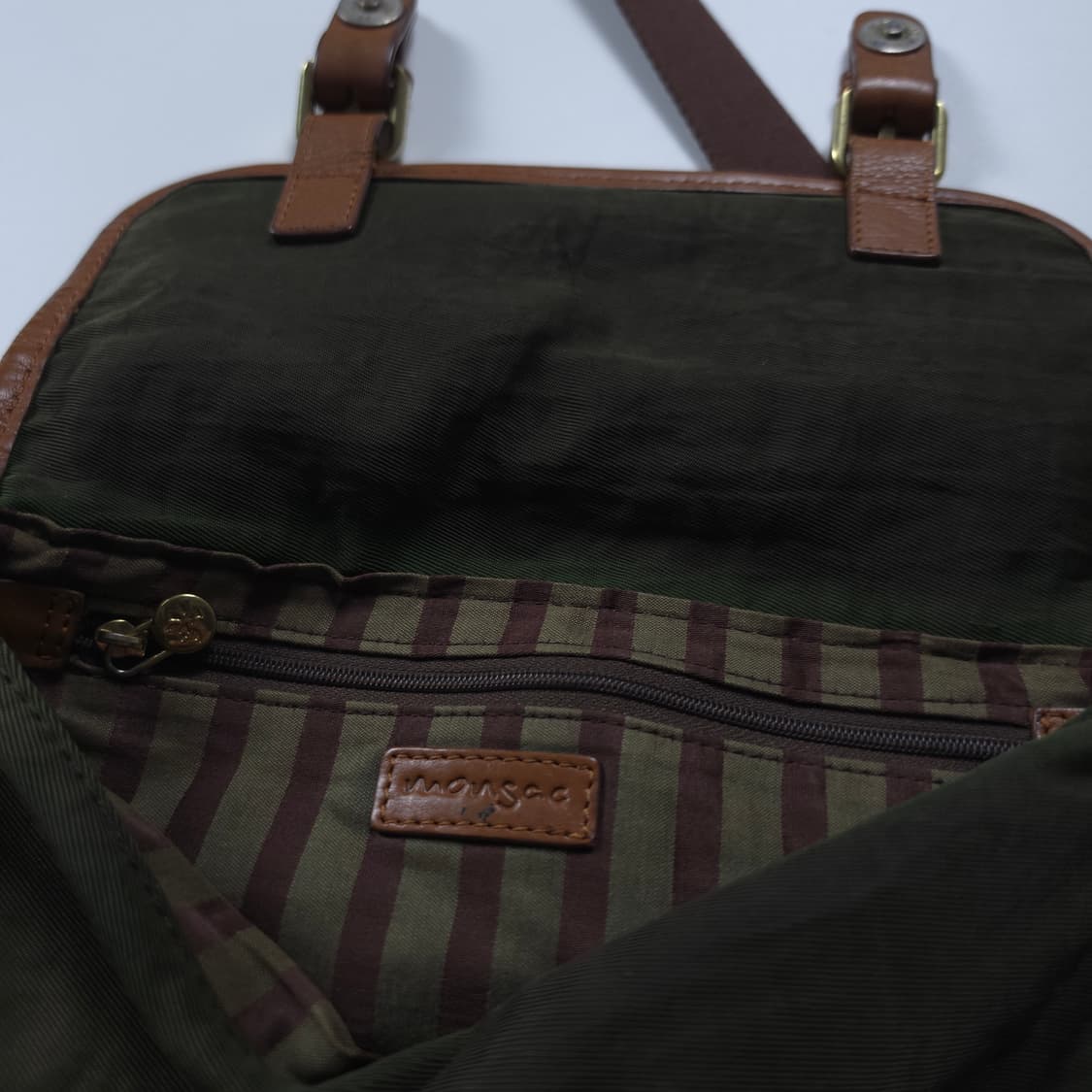 몽삭 아카이브 페이딩 크로스백 카키 (OS) 상품이미지5