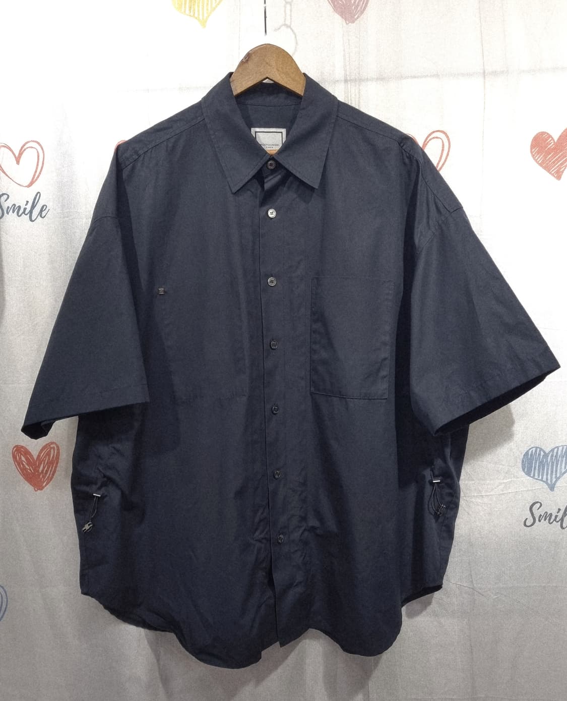 정품) 우영미 숏슬리브 스트링 셔츠  상품이미지1