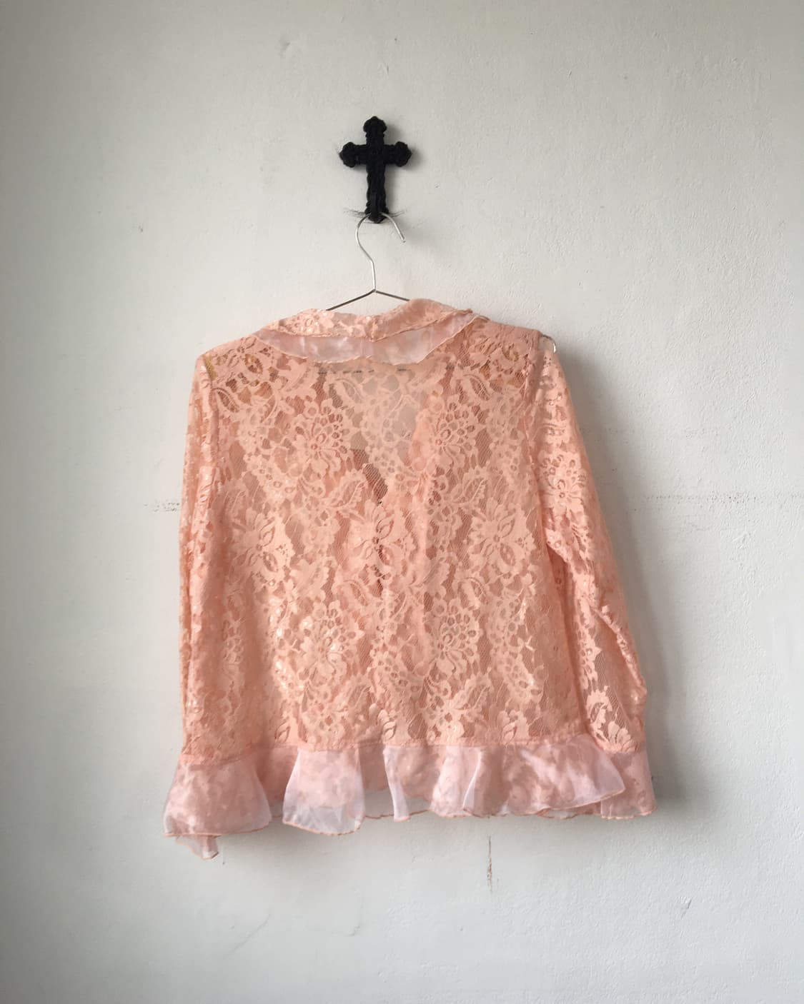 Ruffle point lace jacket 상품이미지4