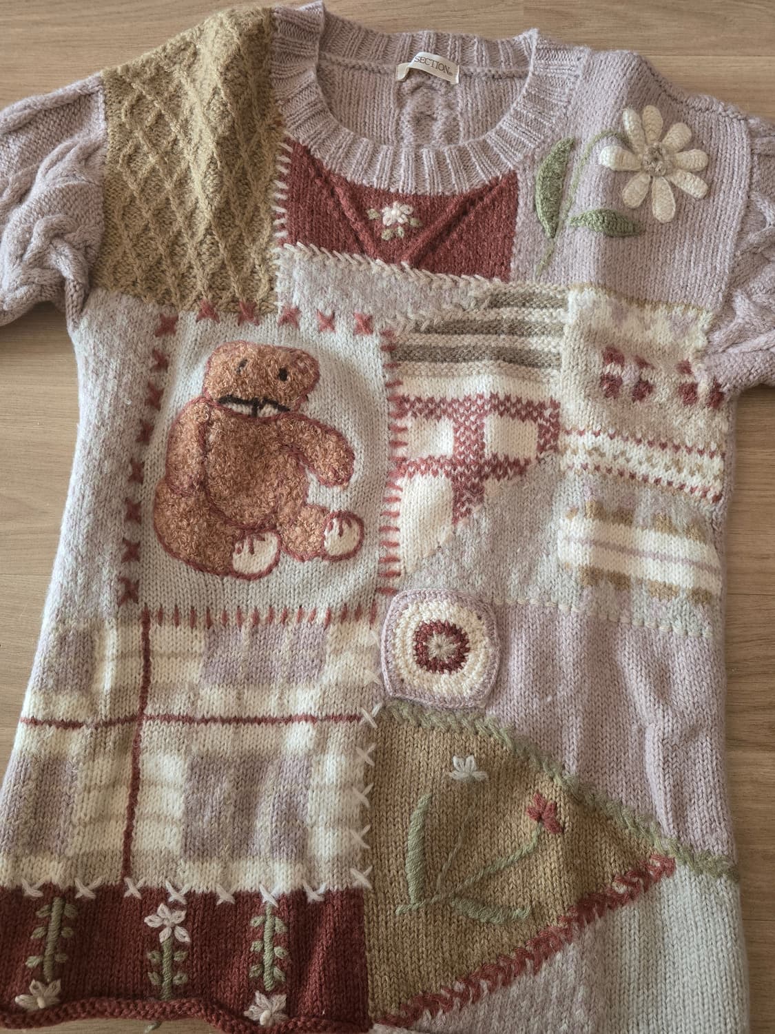 뜨개니트 일본빈티지 일본브랜드 모리걸 하구미 상품이미지1