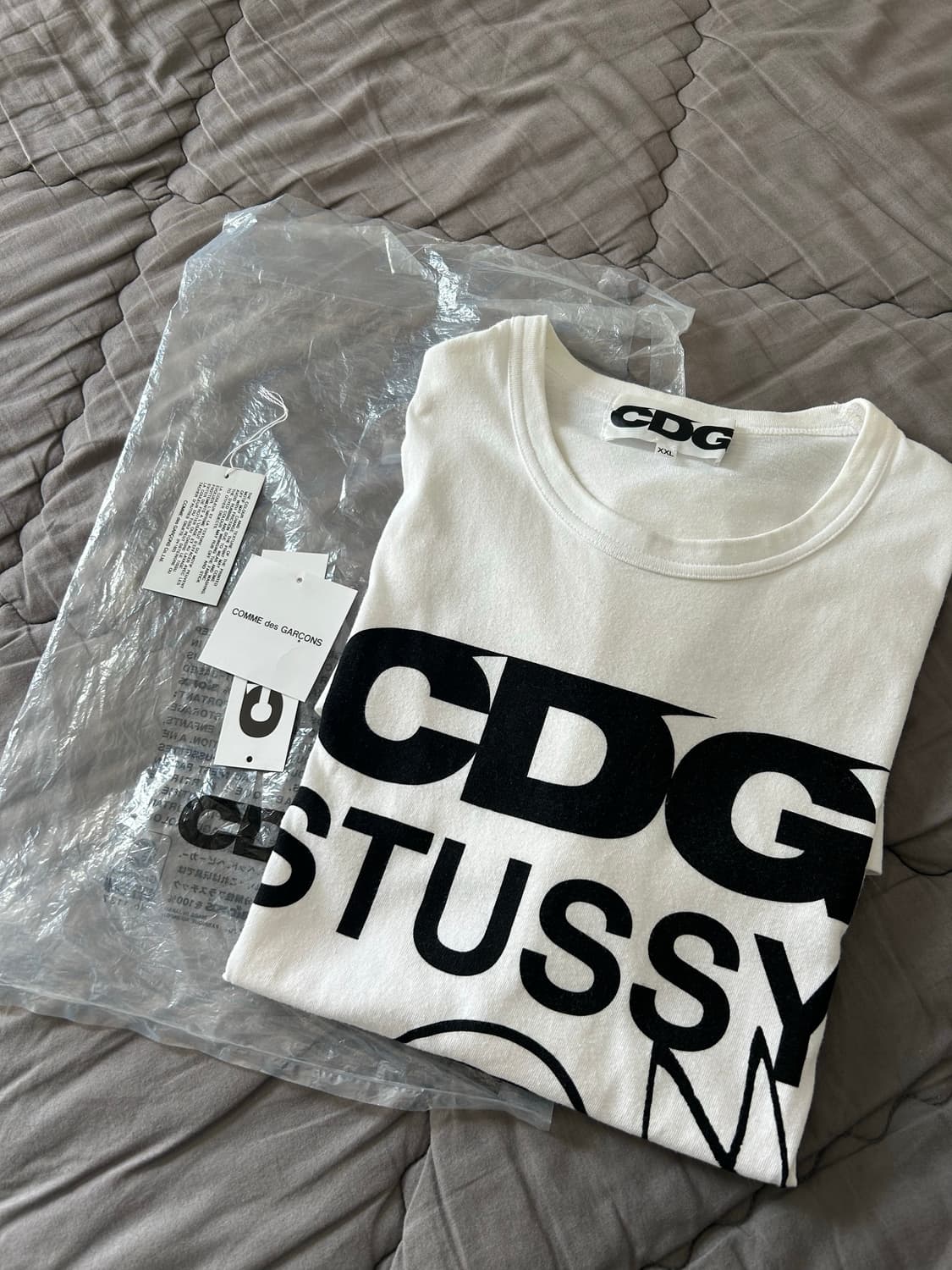 스투시 x cdg 꼼데 반팔 (정) 상품이미지2