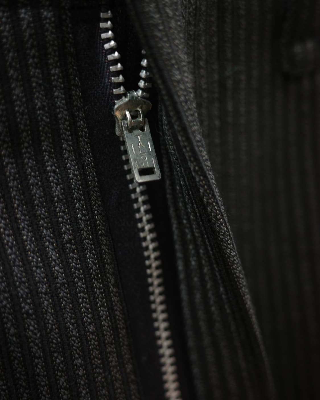 60-70‘s 테일러드 울 스트라이프 슬랙스 상품이미지2