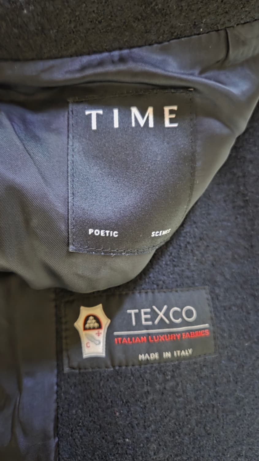 한섬 타임 2021 더블 브레스트 이태리 울코트  F 사이즈 상품이미지9