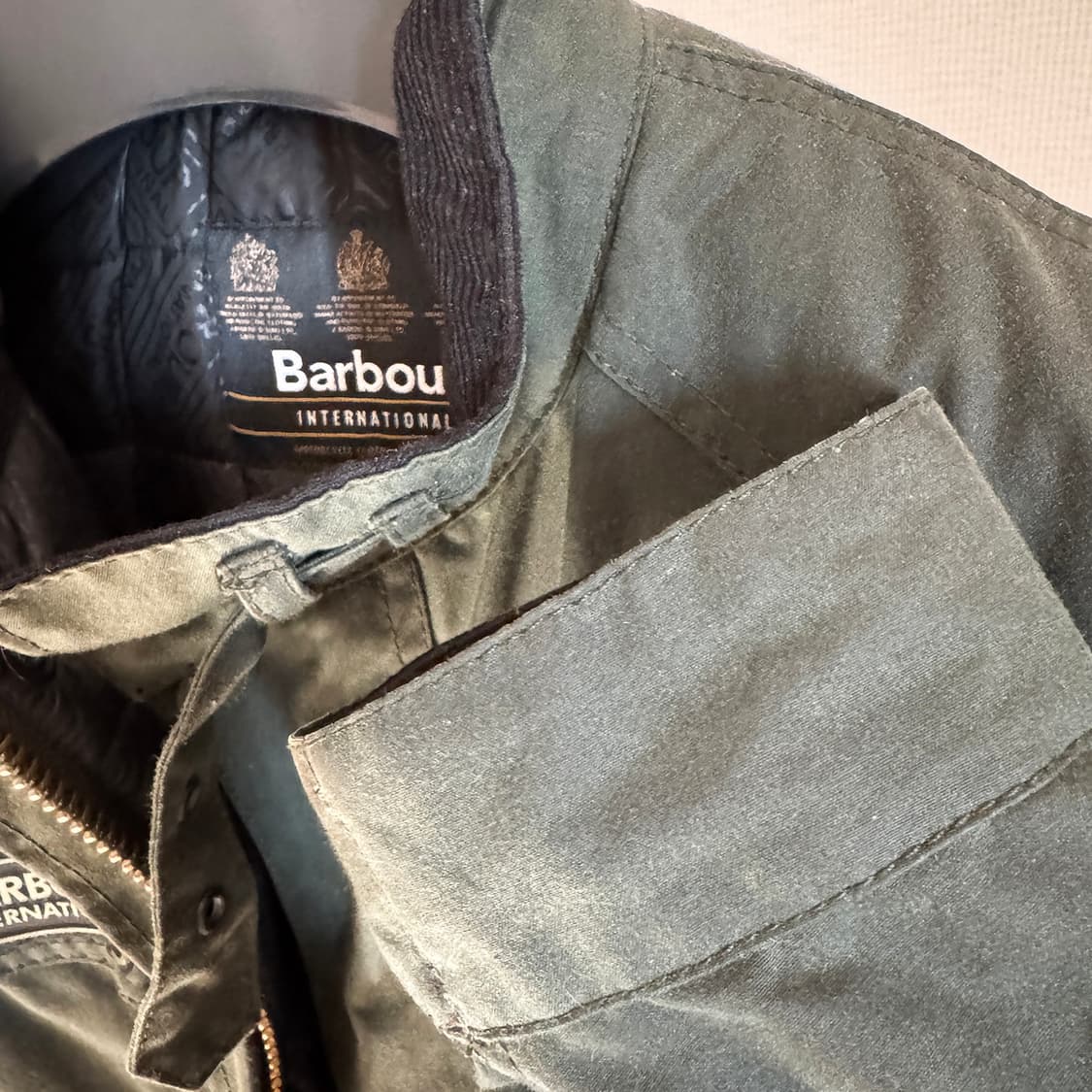 [M] 바버 인터내셔날 블랙웰 왁스 자켓 - 세이지 / MWX0928SG 상품이미지6