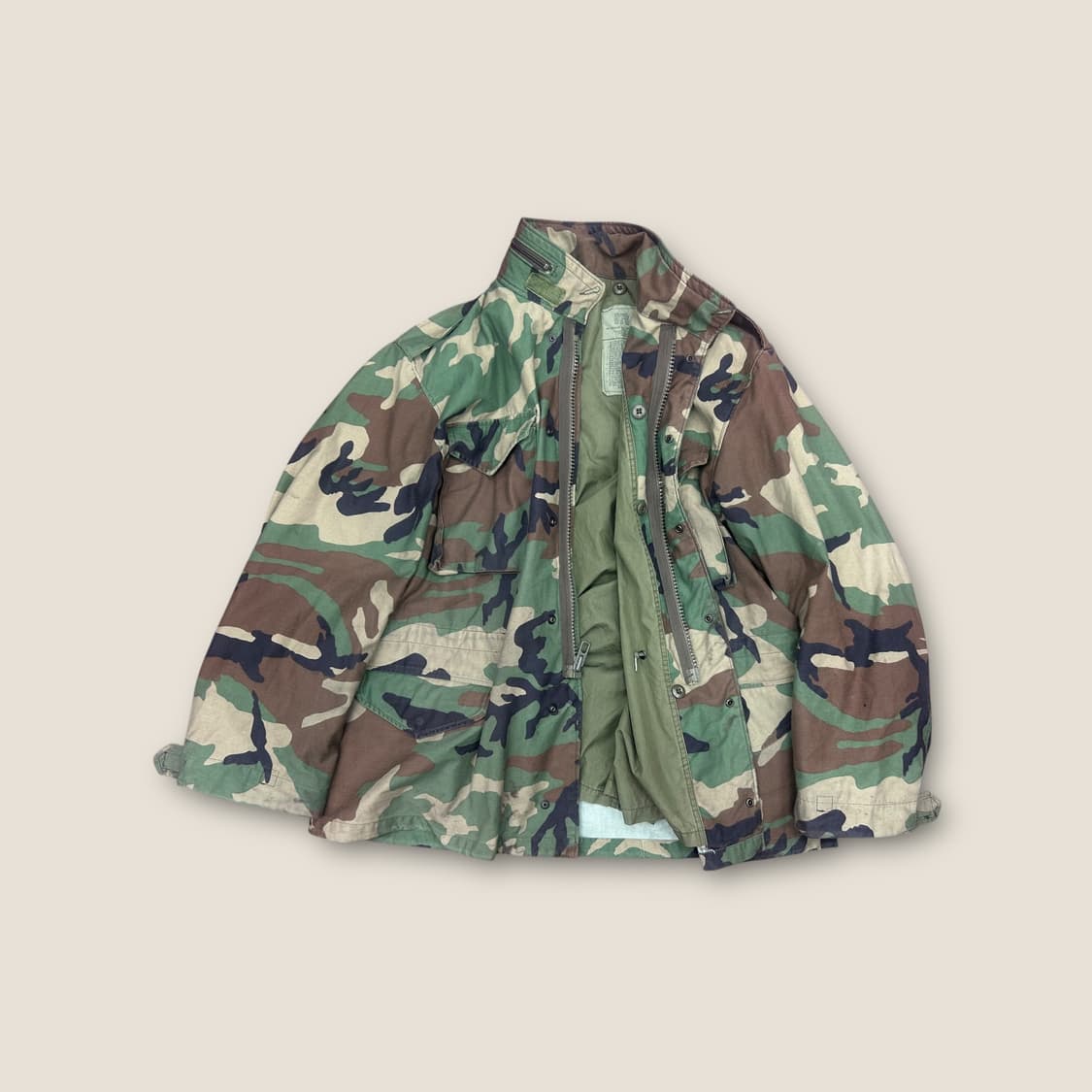 L007 빈티지 USA 80s-90s 3세대 우드랜드 필드자켓 L-XL 상품이미지1