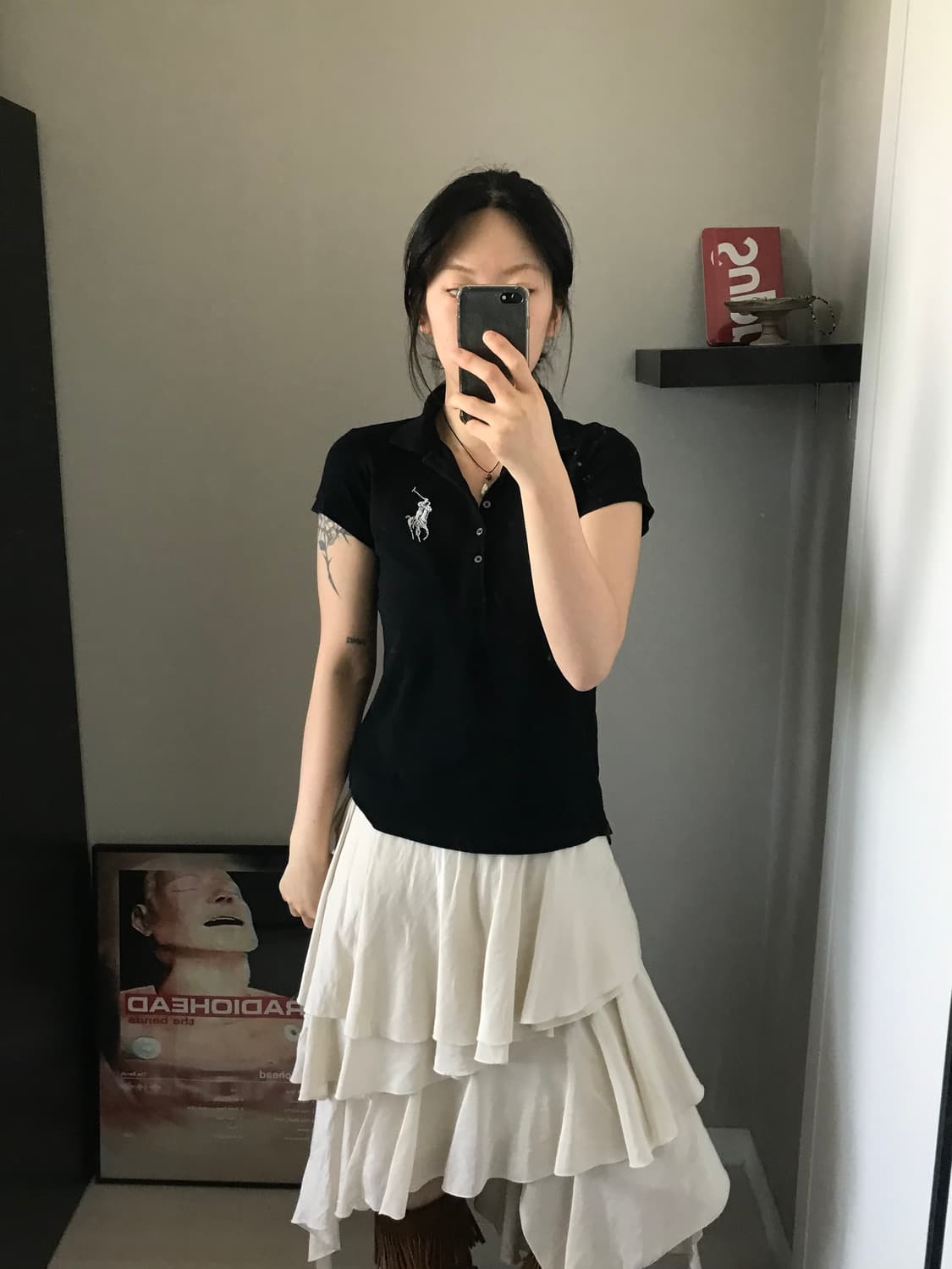 폴로 랄프로렌 빅포니로고 블렉 카라티 상품이미지1