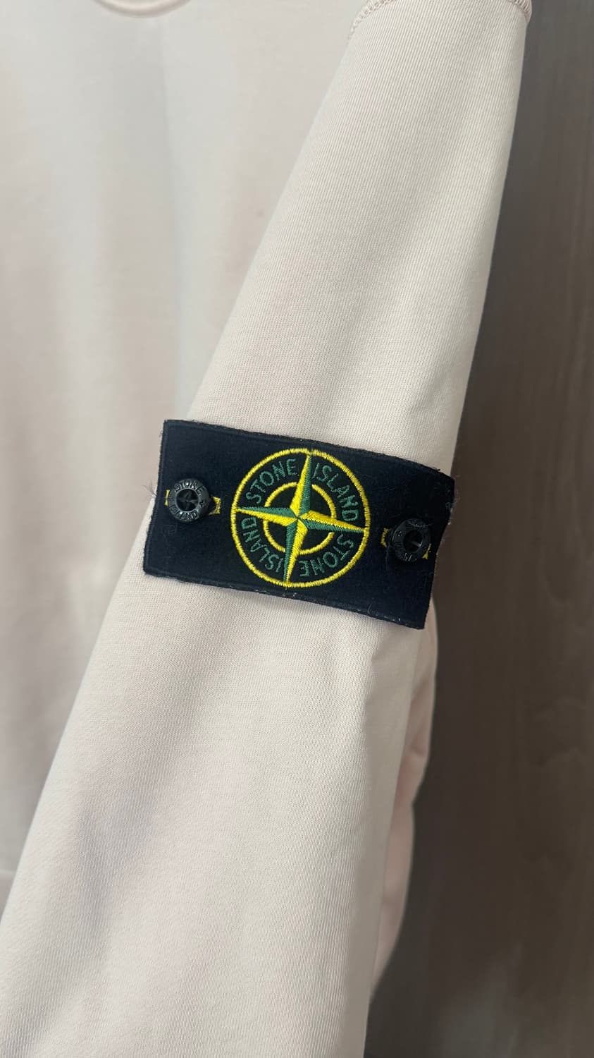 [xl] 21ss스톤아일랜드 맨투맨 인디핑크 한글택정품 상품이미지3