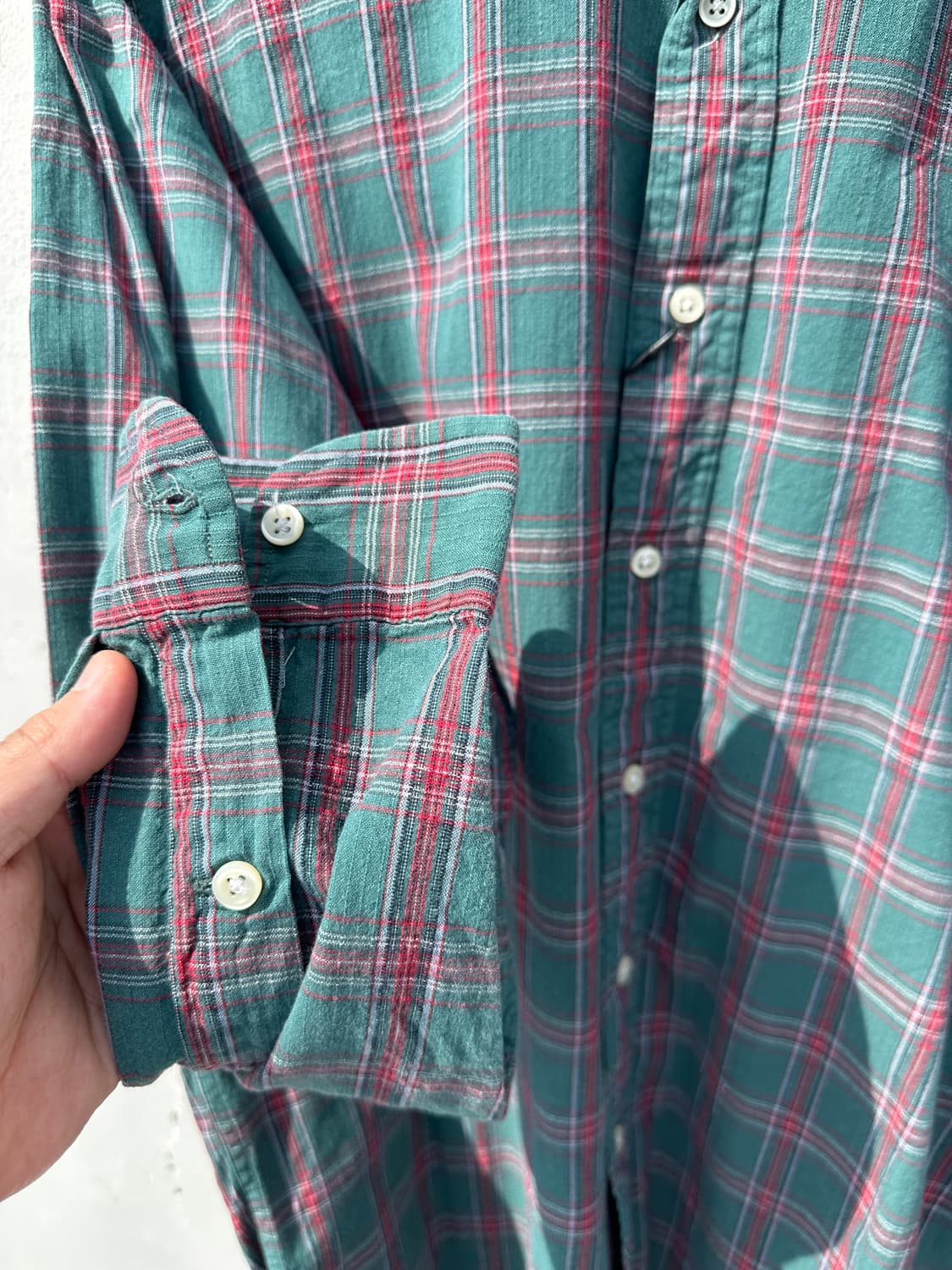 [XL] 폴로 랄프로렌 그린 체크 셔츠 상품이미지5