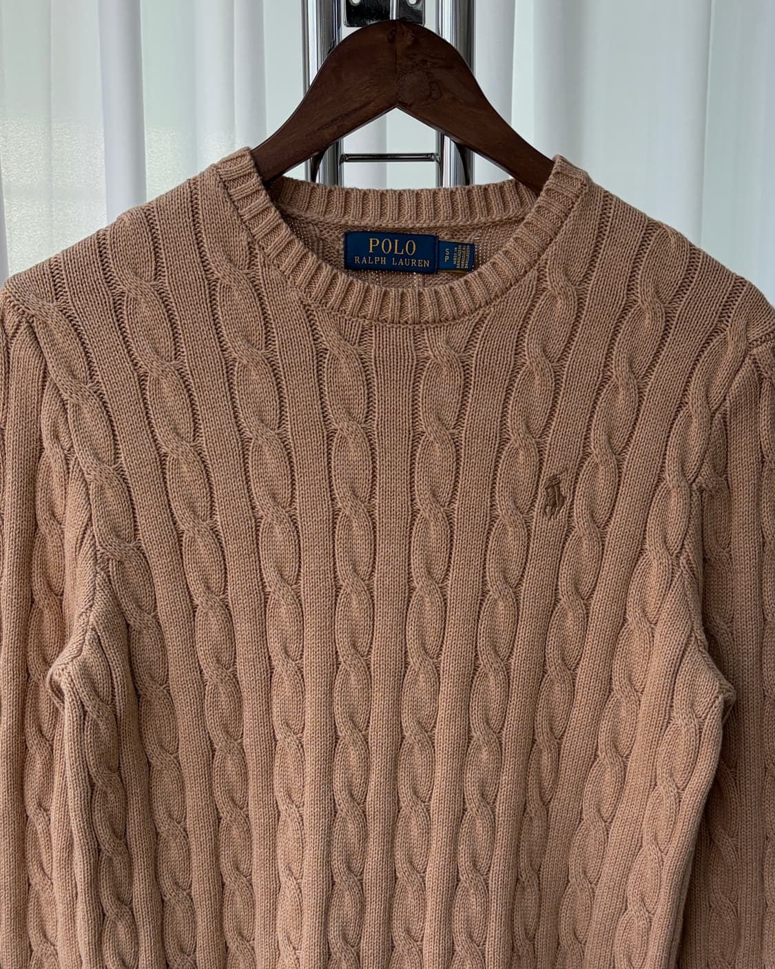 [M]폴로 랄프로렌 꽈배기 케이블 코튼 니트 상품이미지5