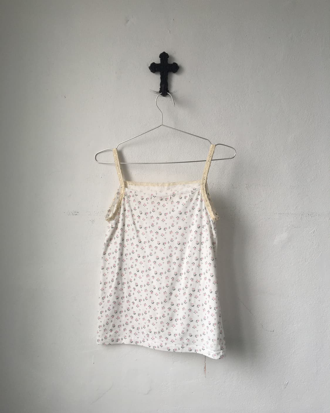 Lace point flower pattern sleeveless 상품이미지2