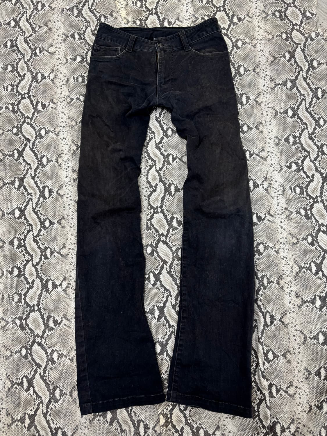 “Vintage” Black Semi- Boots Cut Pants 상품이미지1