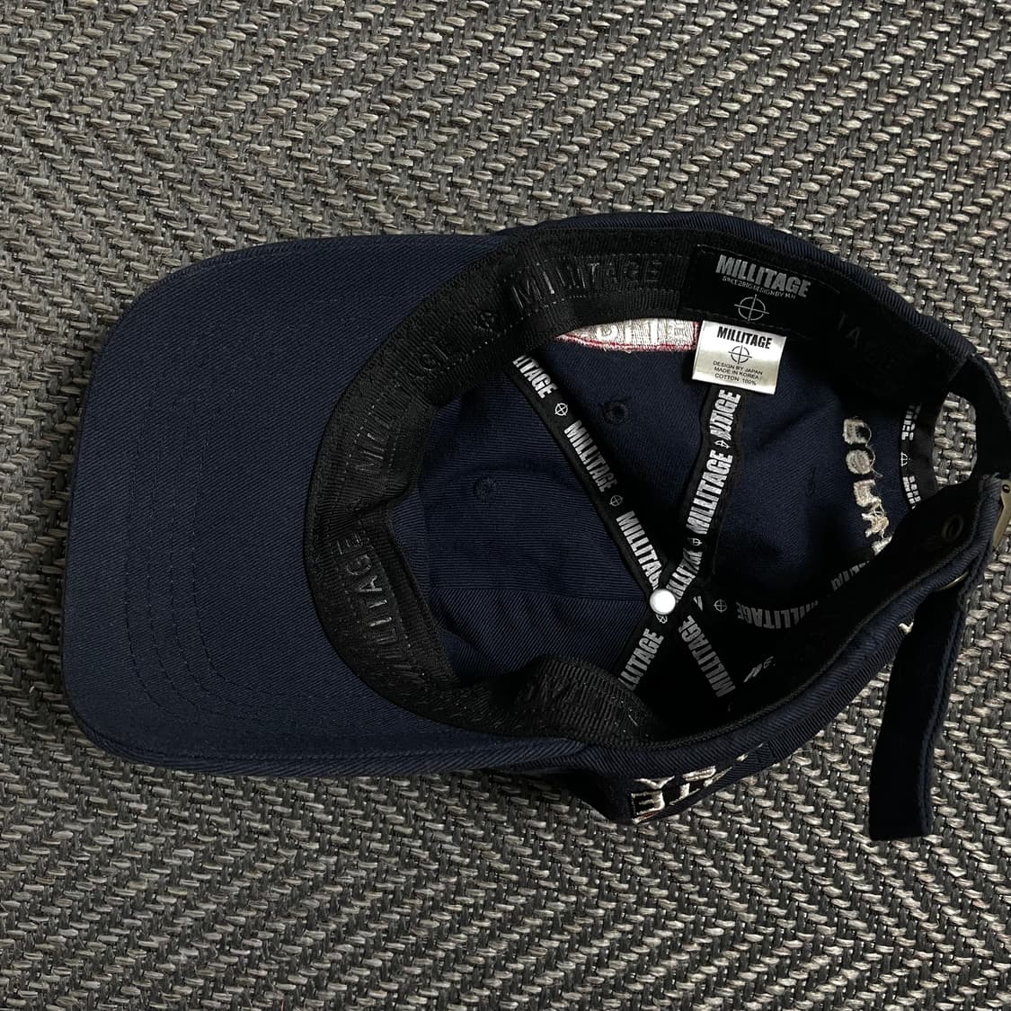 MILIITAGE 패치워크 성조기 빅로고 볼캡 y 4886 상품이미지6