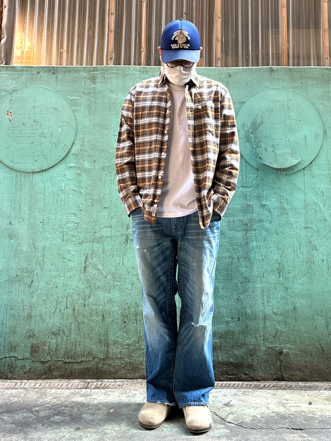 칼하트 체크 셔츠 L 상품이미지3