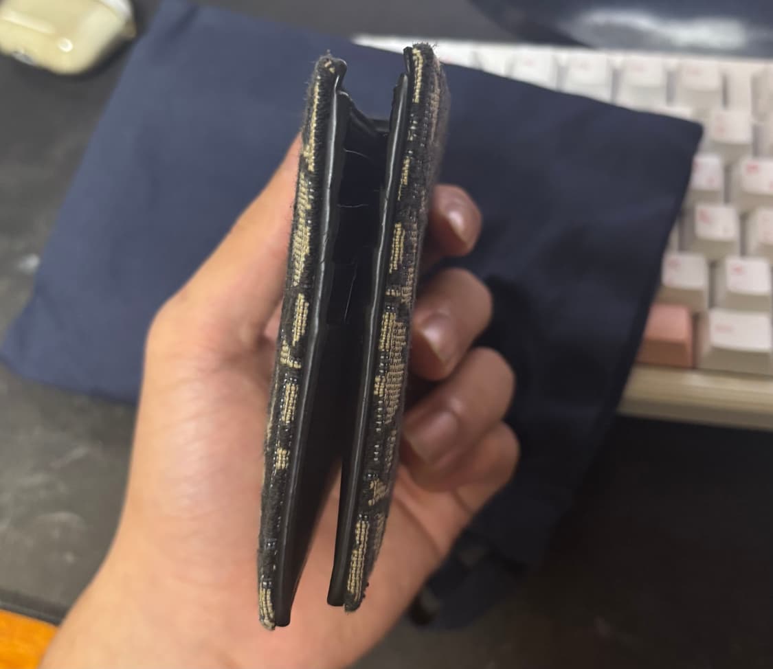 디올 오블리크 반지갑 풀박스 상품이미지5