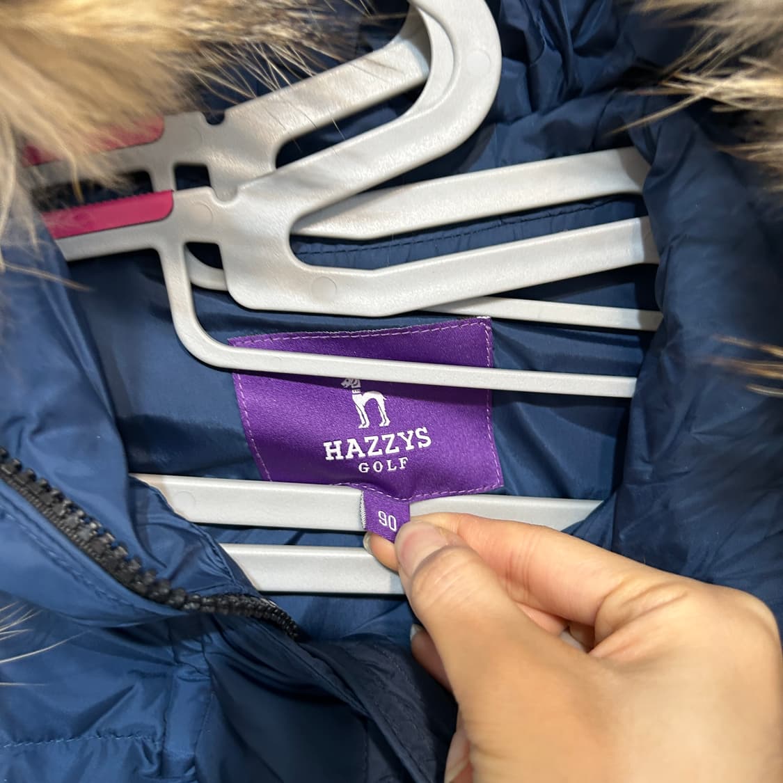 헤지스 여성 구스다운 롱패딩 90 상품이미지2