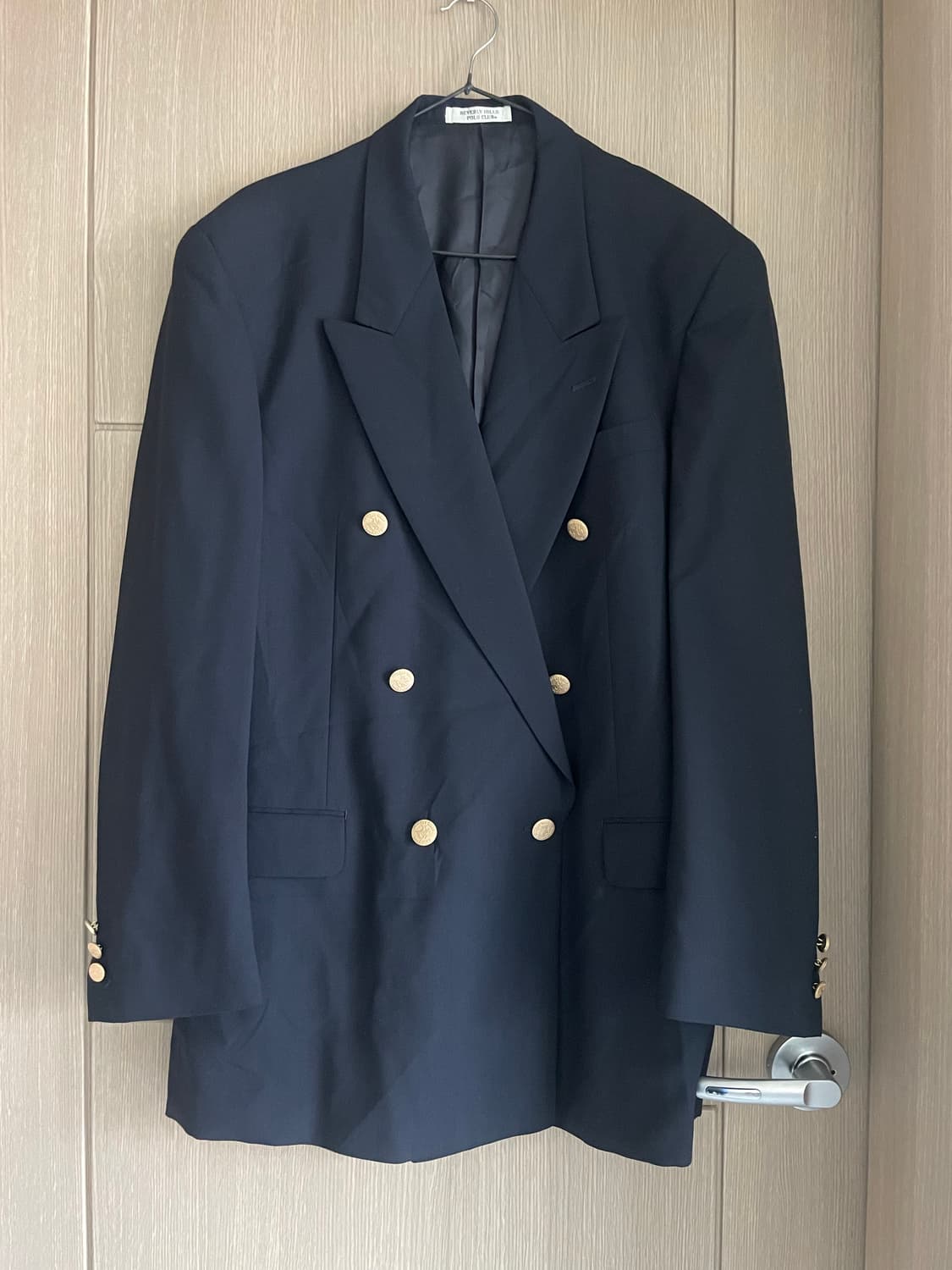Beverly Hills Polo Club 금장 네이비 블레이저 상품이미지1