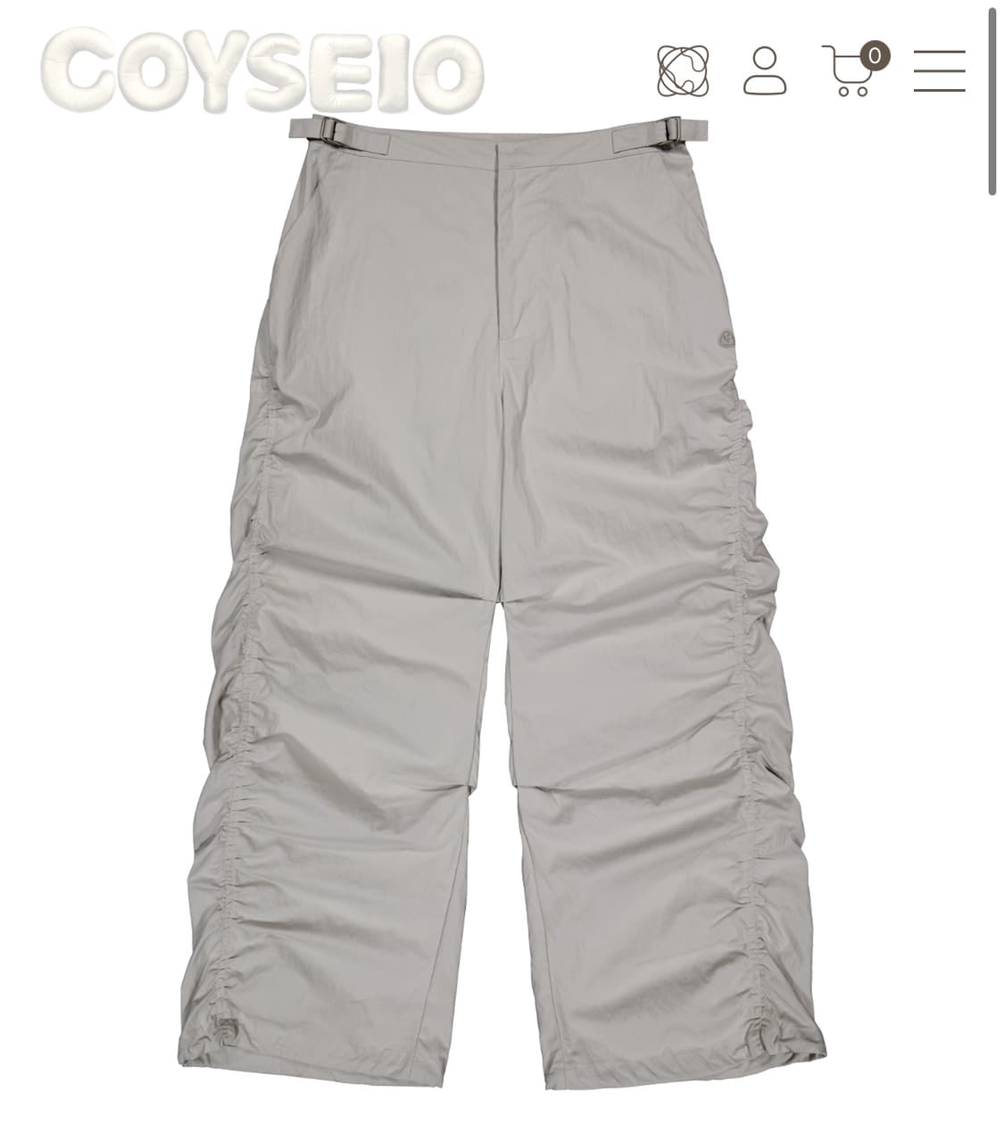 Coyseio 코이세이오 퍼커링 팬츠 상품이미지1
