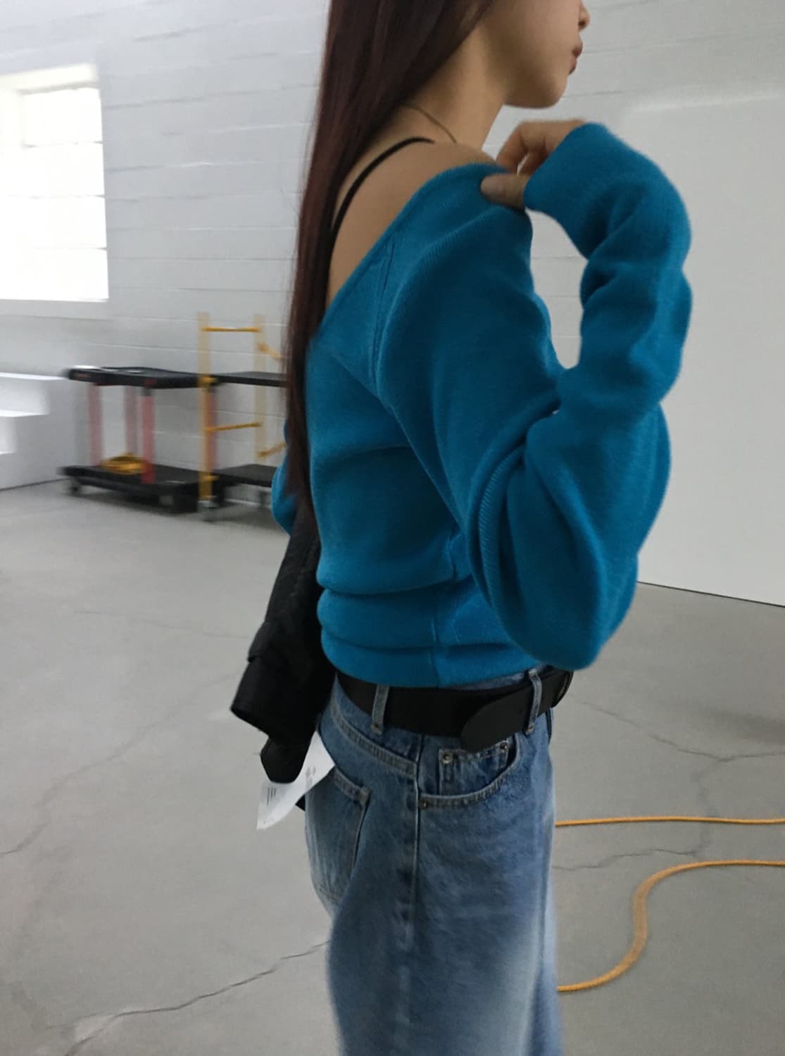 Deep u neck nt (acua blue) 상품이미지1