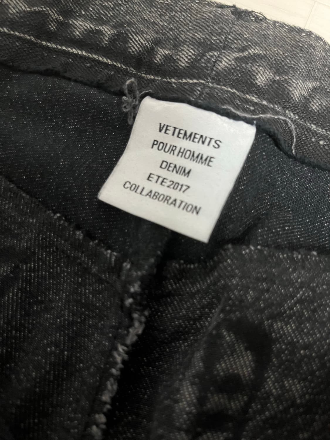 Vetements X levi’s 17시즌 리워크 데님 상품이미지2