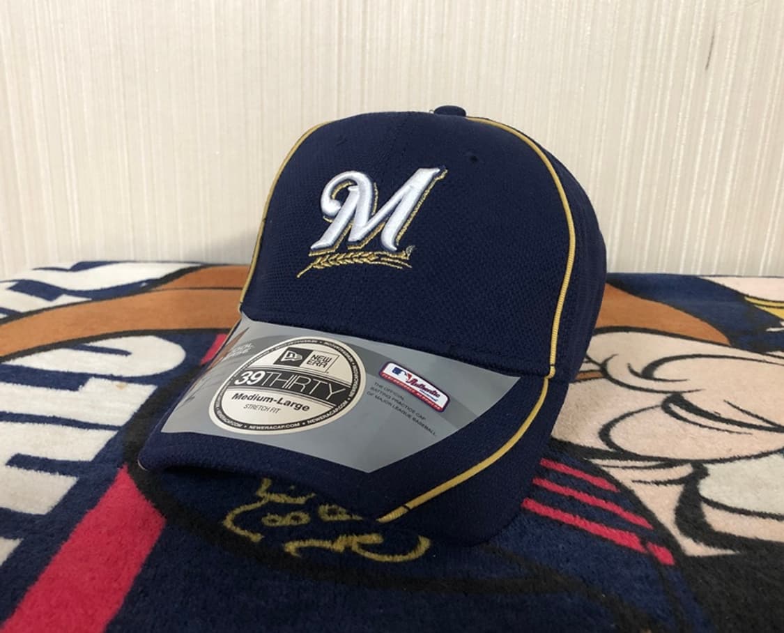 MLB 뉴에라 밀워키 브루워스 어센틱 배팅프랙티스캡 M-L 상품이미지1