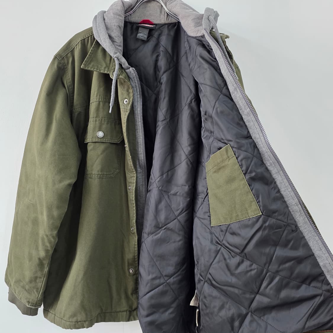 디키즈 카키 캔버스 후드워크자켓 점퍼 상품이미지9