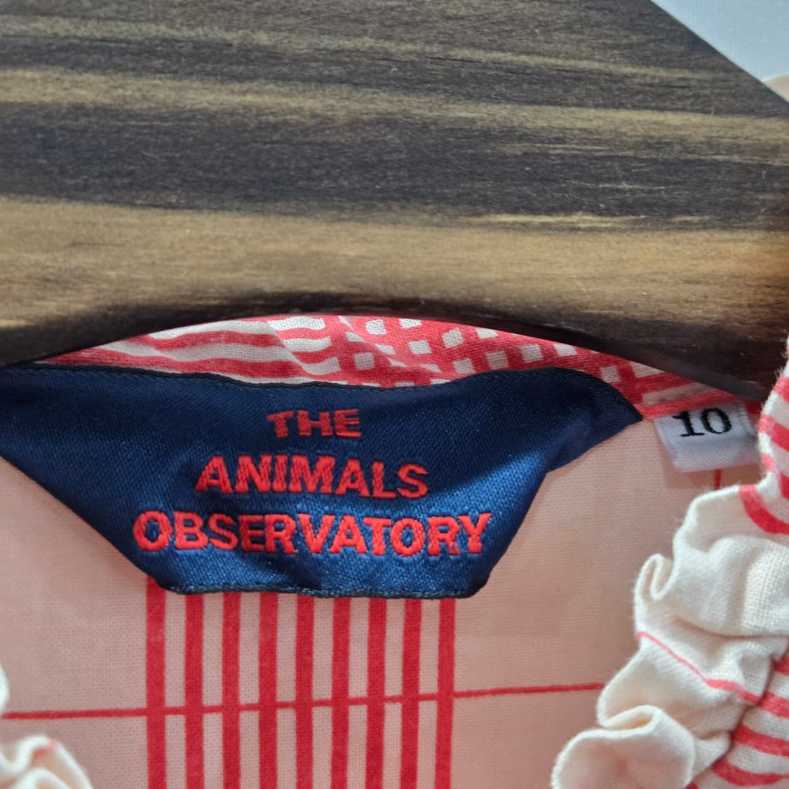 타오 키즈 체크 러플 블라우스 10 상품이미지2