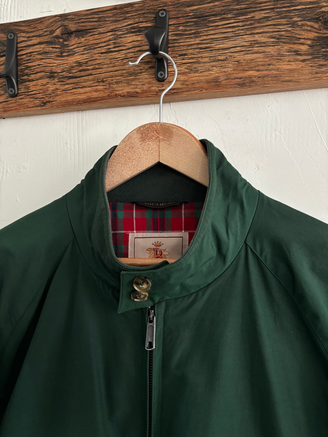 Baracuta 바라쿠타 레이싱 그린 G9 해링턴 자켓 상품이미지5