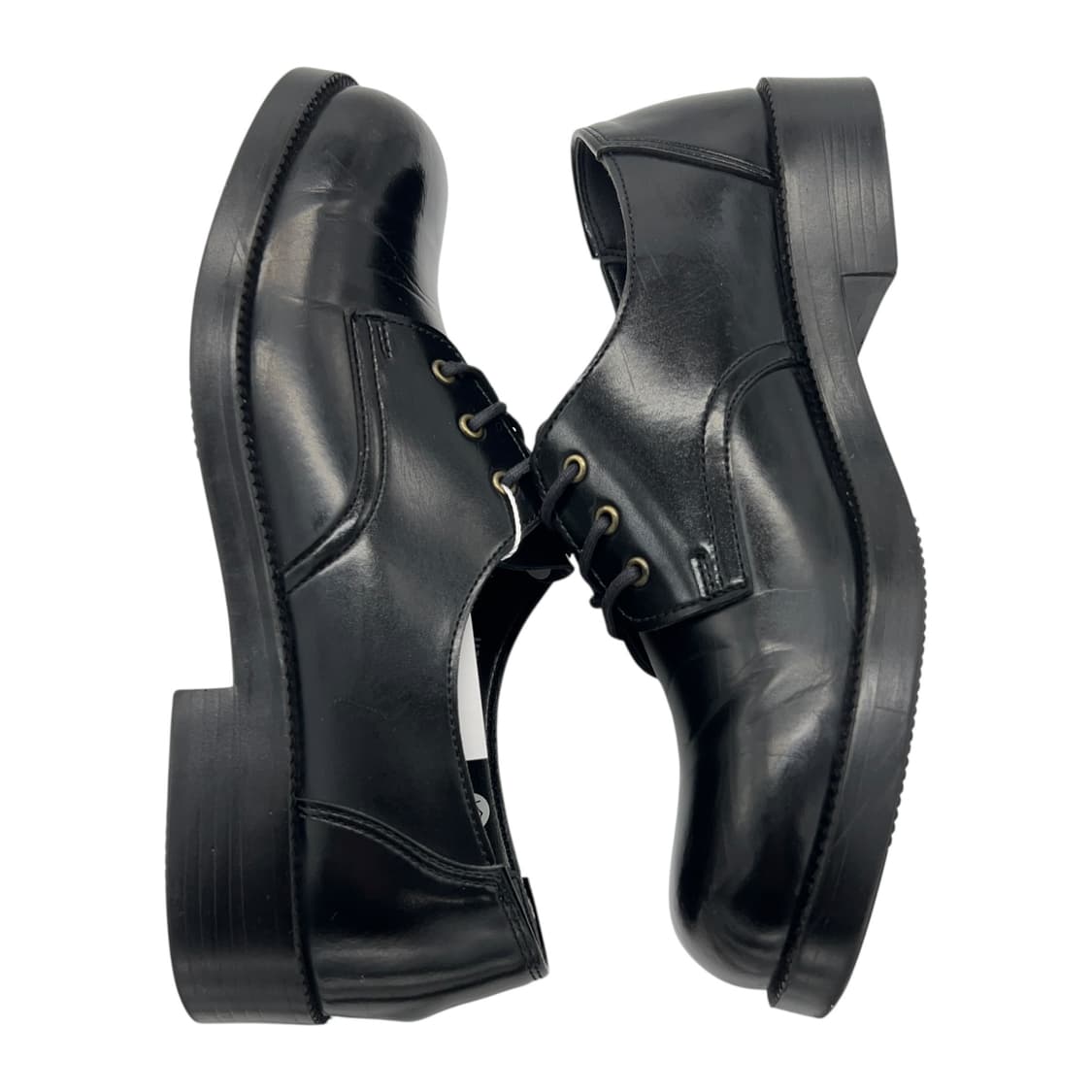 245 하루타 4902 라운드토 레이스업 슈즈 블랙 상품이미지2