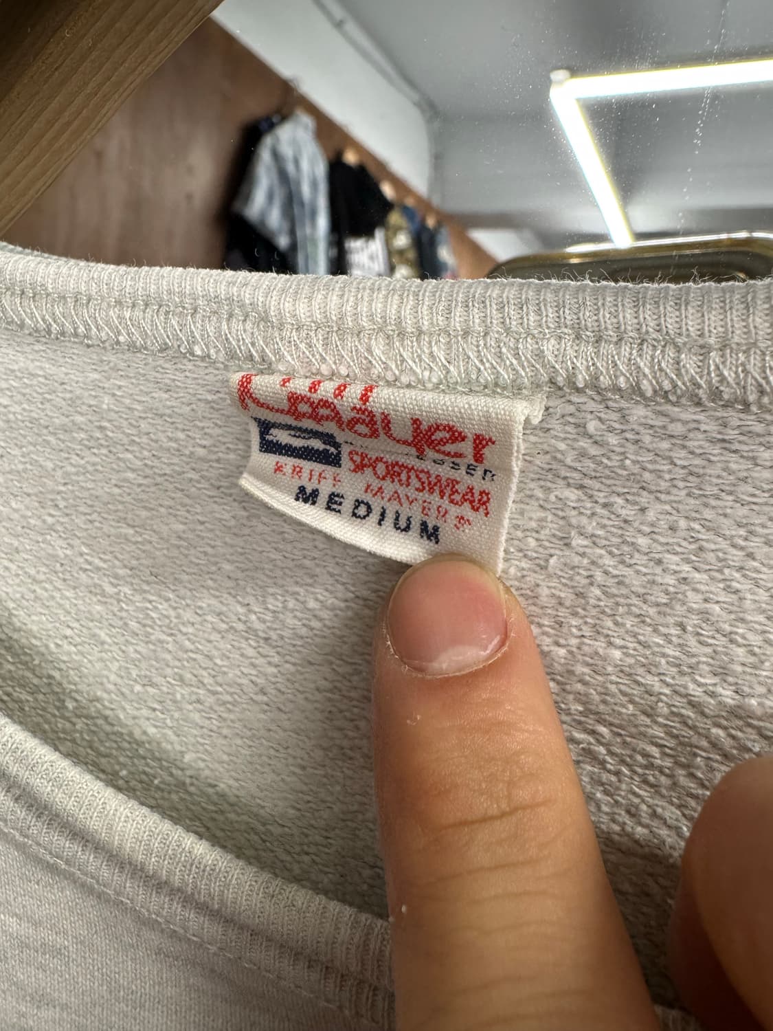 Japanese vintage KRIFF 인디언 프린팅 스웻셔츠 상품이미지3