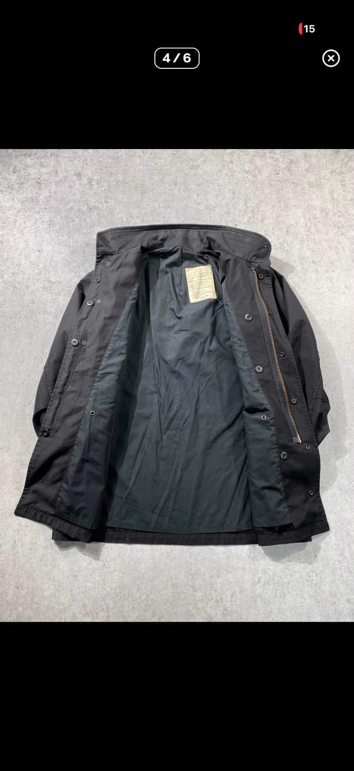 [S] U.S.ARMY M65 Field Jacket Black 상품이미지3
