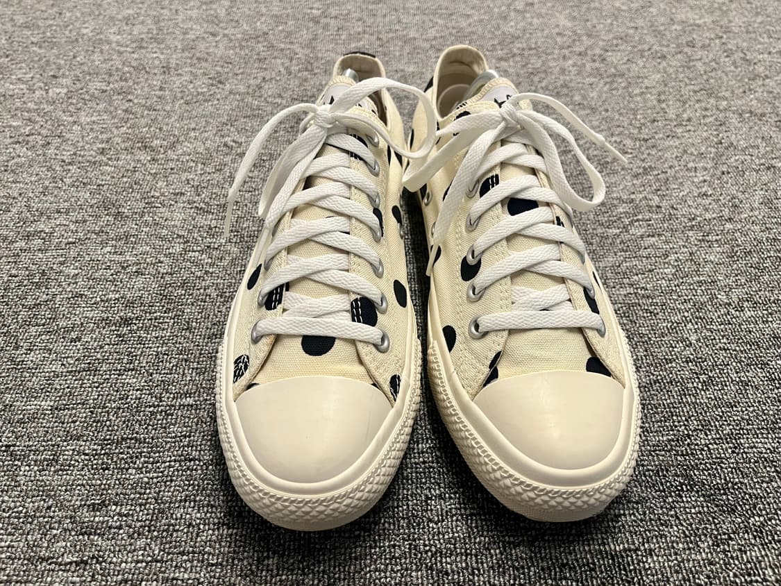 [280] 꼼데가르송 X 컨버스 척테일러 도트 아이보리 상품이미지2