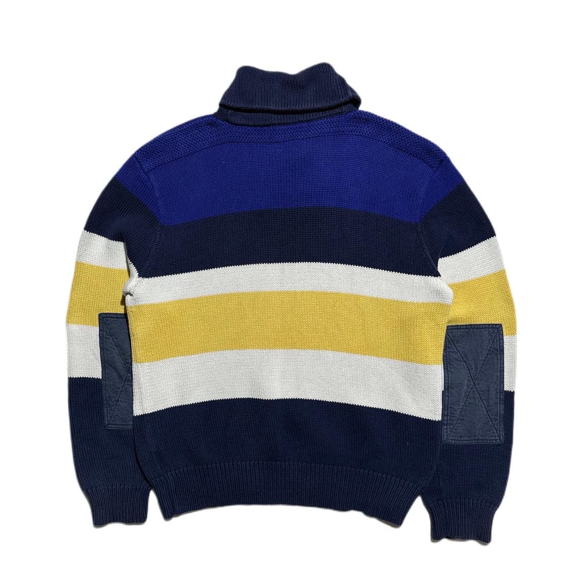 폴로 숄카라 토글 버튼 스트라이프 니트 상품이미지2